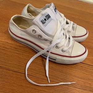 Converse All Star White Sz Women’s 7, Men’s 5